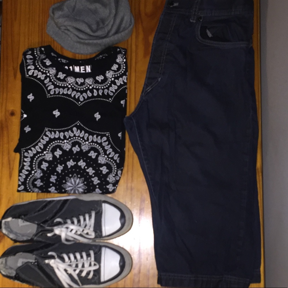 MENS DENIM SHORTS